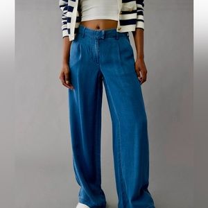 American Eagle dreamy drape poppy trouser 12